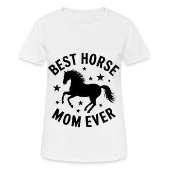 Pferde Spruch Reitsport Lustiges Pferde Geschenk - Frauen T-Shirt atmungsaktiv - Weiß - Vorne - AI Model Female 172 dark (172cm)