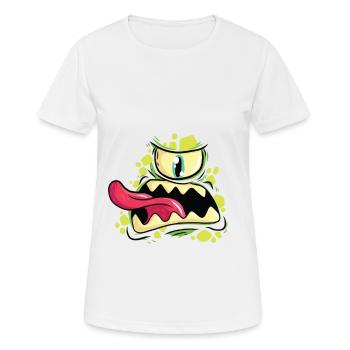 monster - Women's Breathable T-Shirt - white - Front - AI Model Female 172 dark (172cm)
