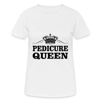 Pédicure soin des pieds Soin des pieds Reine Pieds - T-shirt respirant Femme - blanc - Devant - AI Model Female 172 dark (172cm)