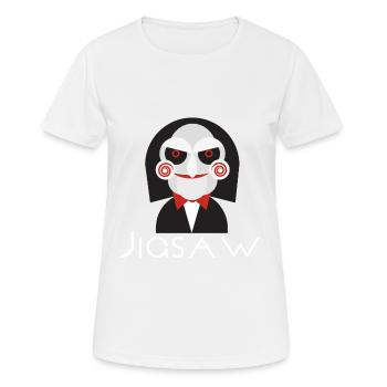 Jigsaw as Doll - Puzzle as a doll - Women's Breathable T-Shirt - white - Front - AI Model Female 172 dark (172cm)