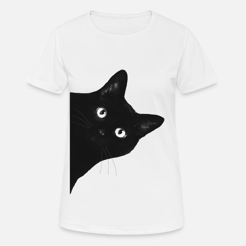 cat - Women's Breathable T-Shirt - white