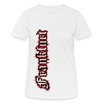Francfort - T-shirt respirant Femme - blanc - Devant - AI Model Female 172 dark (172cm)
