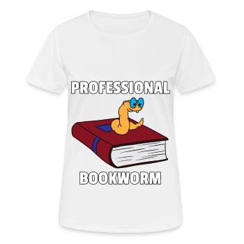 Book Reading Books Learning Bookish Gift - Women's Breathable T-Shirt - white - Front - AI Model Female 172 dark (172cm)
