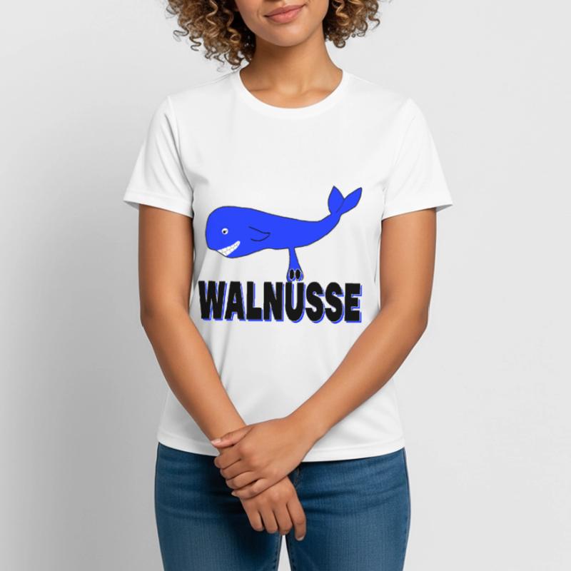 Walnuts - Funny Testicles Nuts Walnut Eggs Women's Breathable T-Shirt