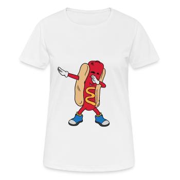 Hot Dog Hot Dog Fast Food Booth Bosna Funny - Women's Breathable T-Shirt - white - Front - AI Model Female 172 dark (172cm)