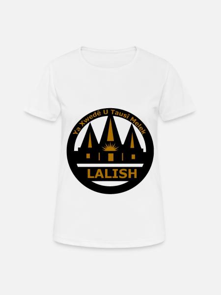 Ezidi Lalish Yezide Tausi Melek - Frauen T-Shirt atmungsaktiv - Weiß
