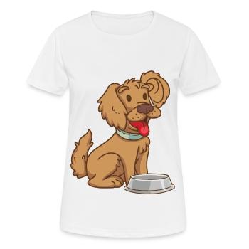 Chien enfants bébé animaux animaux animaux chiens - T-shirt respirant Femme - blanc - Devant - AI Model Female 172 dark (172cm)