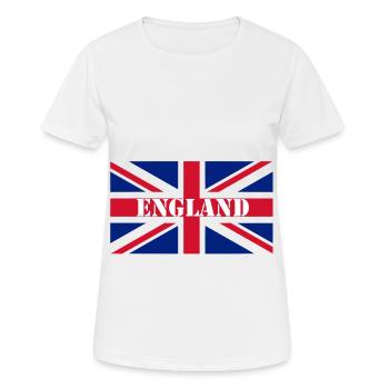 Union Jack - Women's Breathable T-Shirt - white - Front - AI Model Female 172 dark (172cm)