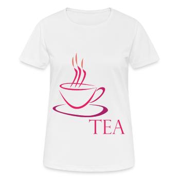 TEA - Women's Breathable T-Shirt - white - Front - AI Model Female 172 dark (172cm)