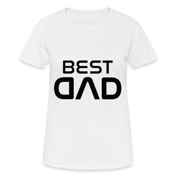 Best Dad bester Vater - Frauen T-Shirt atmungsaktiv - Weiß - Vorne - AI Model Female 172 dark (172cm)