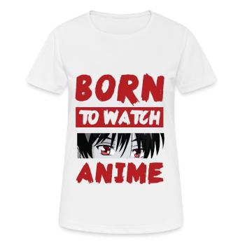 Hentai Manga Anime Waifu japonais ahegao fille sexy - T-shirt respirant Femme - blanc - Devant - AI Model Female 172 dark (172cm)