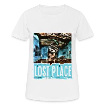 Lost Places Geschenk Urban Exploration Urbex - Frauen T-Shirt atmungsaktiv - Weiß - Vorne - AI Model Female 172 dark (172cm)