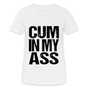 Sexe Proverbe Anal Porno Échangistes - T-shirt respirant Femme - blanc - Devant - AI Model Female 172 dark (172cm)