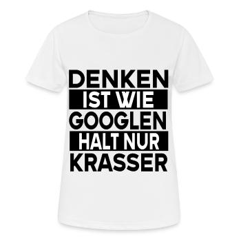 Cadeau de sarcasme drôle de blague - T-shirt respirant Femme - blanc - Devant - AI Model Female 172 dark (172cm)
