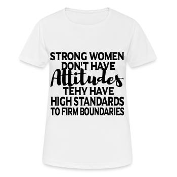 Cadeau féministe féministe féministe - T-shirt respirant Femme - blanc - Devant - AI Model Female 172 dark (172cm)
