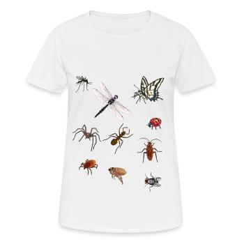 Nature nature nature nature nature faune forêt enfants - T-shirt respirant Femme - blanc - Devant - AI Model Female 172 dark (172cm)