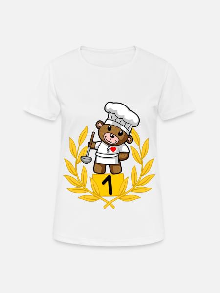 Chef Chef Amateur Cook Cooking Professions - Women's Breathable T-Shirt - white