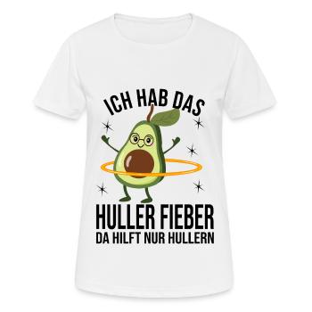 Hulern Avocado hat das Huller Fieber Hulaliebe - Frauen T-Shirt atmungsaktiv - Weiß - Vorne - AI Model Female 172 dark (172cm)
