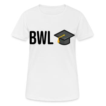 Betriebswirtschaftslehre Studium BWL - Frauen T-Shirt atmungsaktiv - Weiß - Vorne - AI Model Female 172 dark (172cm)