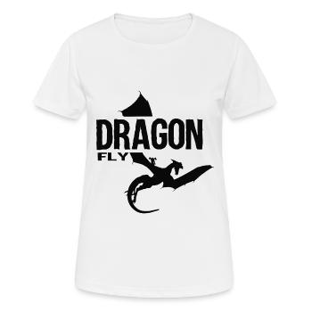 Drache, Tribal dragon, Chinesischer Drache,Drache - Frauen T-Shirt atmungsaktiv - Weiß - Vorne - AI Model Female 172 dark (172cm)