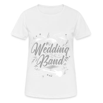 Mariage de groupe - T-shirt respirant Femme - blanc - Devant - AI Model Female 172 dark (172cm)
