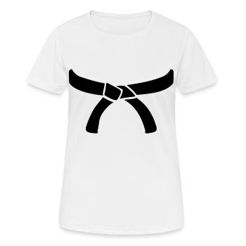 Judo - T-shirt respirant Femme - blanc - Devant - AI Model Female 172 dark (172cm)