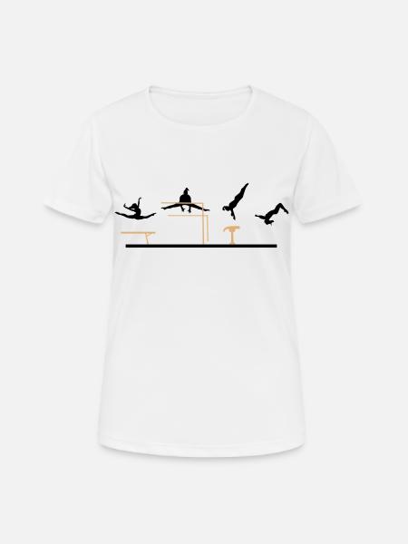 Gymnastics, Gymnast - Women's Breathable T-Shirt - white