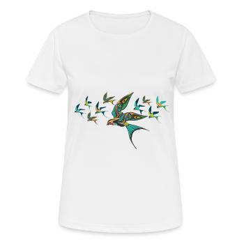 Ornithologist ornithologists ornithologists - Women's Breathable T-Shirt - white - Front - AI Model Female 172 dark (172cm)