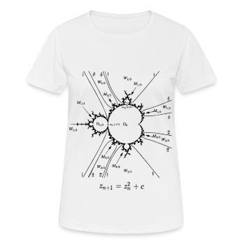 Quantité de pain aux amandes - T-shirt respirant Femme - blanc - Devant - AI Model Female 172 dark (172cm)