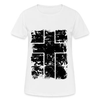 2reborn Croisé Templer Paladin - T-shirt respirant Femme - blanc - Devant - AI Model Female 172 dark (172cm)