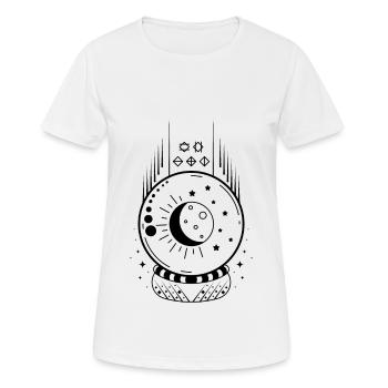 Divination - Women's Breathable T-Shirt - white - Front - AI Model Female 172 dark (172cm)