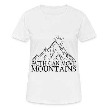 La foi - T-shirt respirant Femme - blanc - Devant - AI Model Female 172 dark (172cm)