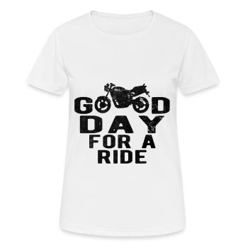 Naked Bike Ride - Women's Breathable T-Shirt - white - Front - AI Model Female 172 dark (172cm)