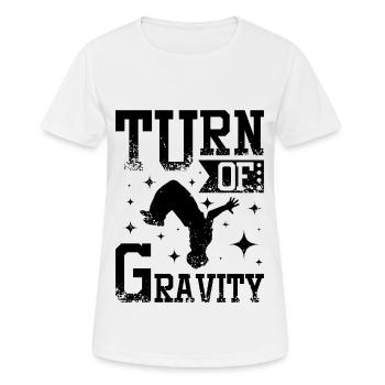 Parkour backflip - Frauen T-Shirt atmungsaktiv - Weiß - Vorne - AI Model Female 172 dark (172cm)