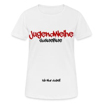 Jugendweihe Jugendliche Graffiti Geschenk - Frauen T-Shirt atmungsaktiv - Weiß - Vorne - AI Model Female 172 dark (172cm)