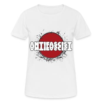 Antifaschist Antifascist antifascista - Frauen T-Shirt atmungsaktiv - Weiß - Vorne - AI Model Female 172 dark (172cm)