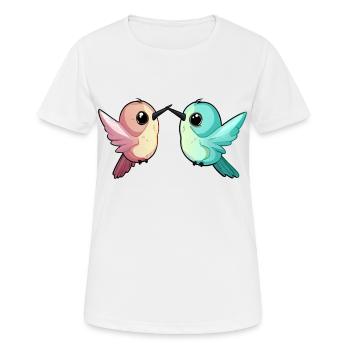 Colibri Colibris - T-shirt respirant Femme - blanc - Devant - AI Model Female 172 dark (172cm)