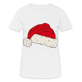 Père Noël Père Noël Père Noël - T-shirt respirant Femme - blanc - Devant - AI Model Female 172 dark (172cm)