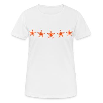 Basketball Team Player - Women's Breathable T-Shirt - white - Front - AI Model Female 172 dark (172cm)