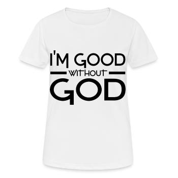 Anti Religion Gifts - Women's Breathable T-Shirt - white - Front - AI Model Female 172 dark (172cm)