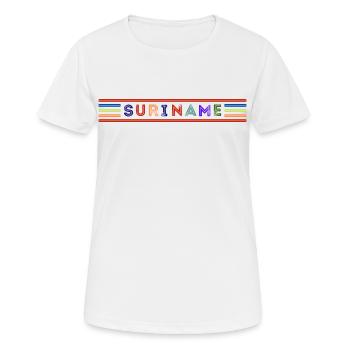 Suriname - Women's Breathable T-Shirt - white - Front - AI Model Female 172 dark (172cm)