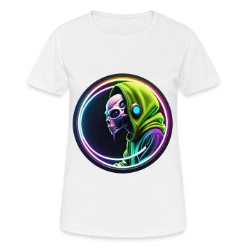 Rythme extraterrestre - T-shirt respirant Femme - blanc - Devant - AI Model Female 172 dark (172cm)