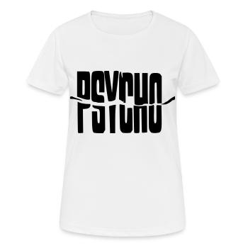 psycho- - Women's Breathable T-Shirt - white - Front - AI Model Female 172 dark (172cm)