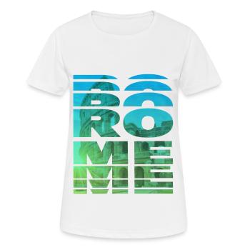 Rome Italy Colosseum City Skyline Home Love - Women's Breathable T-Shirt - white - Front - AI Model Female 172 dark (172cm)