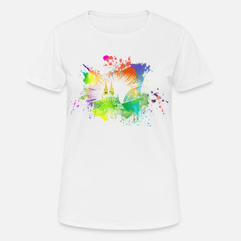 Cologne Cathedral Cologne - Women's Breathable T-Shirt - white