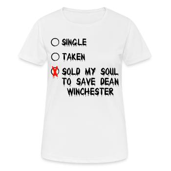 Supernaturel - T-shirt respirant Femme - blanc - Devant - AI Model Female 172 dark (172cm)