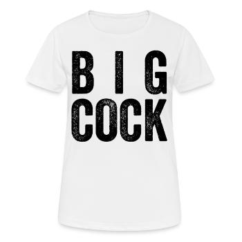Grosser Schwanz - Frauen T-Shirt atmungsaktiv - Weiß - Vorne - AI Model Female 172 dark (172cm)