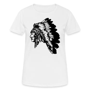 Indians - Women's Breathable T-Shirt - white - Front - AI Model Female 172 dark (172cm)