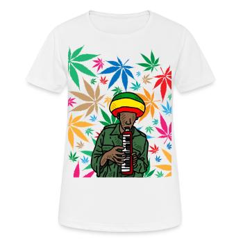 Reggae Music color - Women's Breathable T-Shirt - white - Front - AI Model Female 172 dark (172cm)