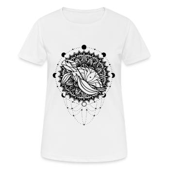 Schildkröte – Krafttier - Frauen T-Shirt atmungsaktiv - Weiß - Vorne - AI Model Female 172 dark (172cm)